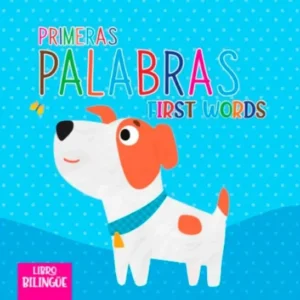 Libro de tela con sonajero: Palabras