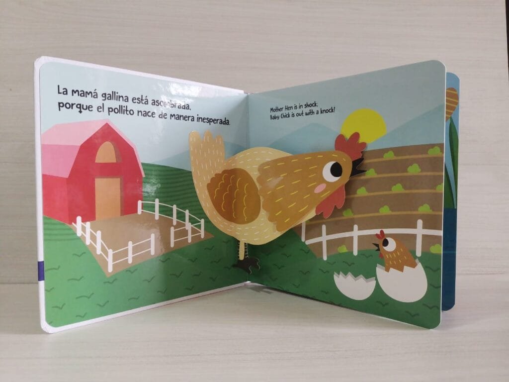 Pop Up Bilingüe Movimiento - La Granja - Editorial Sin Fronteras