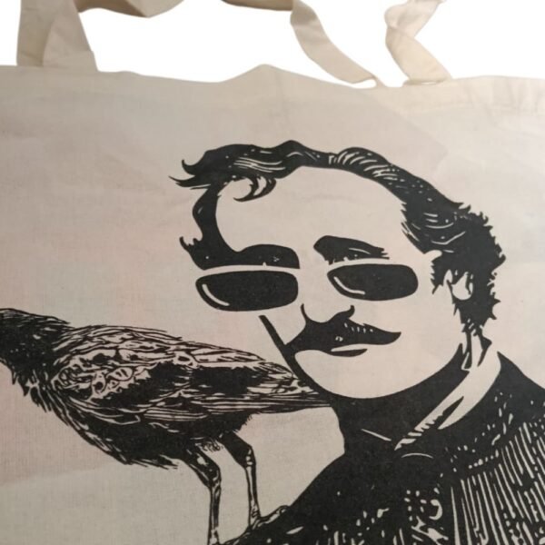 Tote Bag GSF Bolsa Estampado Edgar Allan Poe - Imagen 3